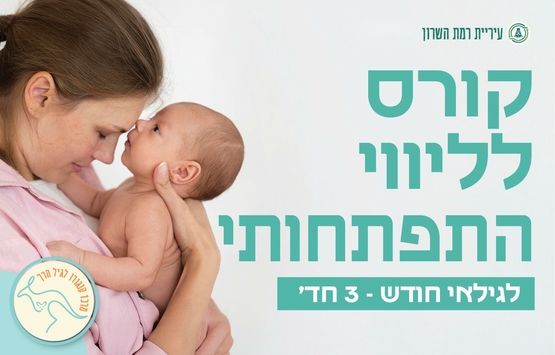 תמונת מופע: סדנא של ליווי התפתחותי- 0 - 3חד'- 4 מפגשים